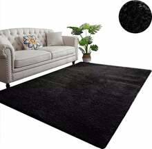 Vaip Strado Alpaca, 150 x 80 cm, must
