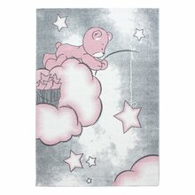 Laste vaip Ayyildiz Kids Bear On The Cloud 2002900580, 290 x 200 cm, hall/roosa