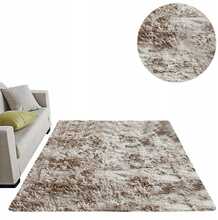 Vaip Strado Ombre Shaggy, 200 x 290 cm, beež/pruunikas kollane