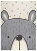 Vaip Hakano Tinies Bear, 220 x 160 cm, kreemikas/hall