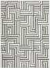 Vaip HACANO Wink Maze, 200 x 140 cm, kreemjas/hall