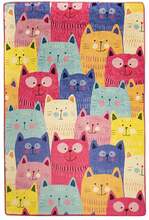 Vaip Conceptum Hypnose Cats Multi 876CHL1278, 80 x 100 cm, mitmevärviline