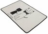 Vaip Conceptum Hypnose Litlle Cats, 60 x 90 cm, valge/must