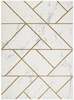 Vaip Hakano Estema Marble Geo, 190 x 140 cm, kuld/kreemjas