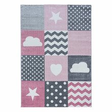 Laste vaip Ayyildiz Kids Pink 0620, 160 x 230 cm, roosa/hall