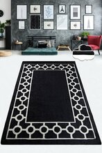 Vaip Conceptum Hypnose Bague 882CHL3805, 150 x 240 cm, valge/must