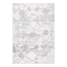 Vaip Home4you Salamanca-3, 200 x 285 cm, hõbe/valge