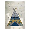 Vaip Hakano Tinies Tipi, 190 x 140 cm, hall/mitmevärviline