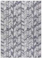 Vaip siseruumidesse Hakano Vinea Chevron, 150 x 80 cm, kreemjas/sinine