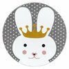 Vaip Hakano Tinies Bunny, 160 x 160 cm, valge/must/roosa