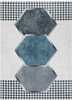 Vaip Style Arlen Rhombus, 80 x 150 cm, valge