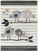 Vaip Hakano Tinies Birds, 190 x 140 cm, valge/kreemjas/hall