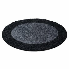 Ümmargune vaip Ayyildiz Life Round, 200 x 200 cm, antratsiit/hall