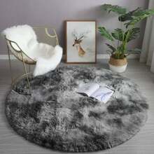 Vaip Strado Shaggy Ombre, 150 x 150 cm, tumehall