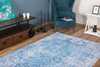Vaip Conceptum Hypnose Blues Chenille AL 270 473RTP2115, 75 x 150 cm, mitmevärviline/sinine