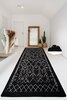 Vaip Conceptum Hypnose Chart 286CHL6597, 120 x 200 cm, valge/must