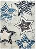 Vaip Hakano Tinies Stars, 190 x 140 cm, must/sinine/hall