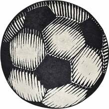 Vaip Conceptum Hypnose Ball 876CHL1193, elevandiluu/must, 140 cm x 140 cm