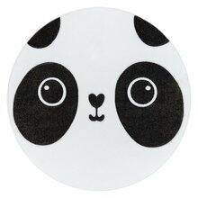 Vaip Hakano Tinies Panda, 160 x 160 cm, valge/must