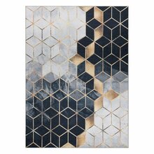 Vaip Mark Arlen Cube, 220 x 160 cm, kuldne/valge/hall