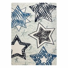 Vaip Hakano Tinies Stars, 220 x 160 cm, must/sinine/hall