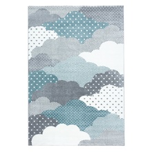 Vaip Bambi Clouds 1201700820, 170 x 120 cm, valge/sinine/hall