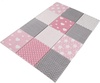 Vaip Conceptum Hypnose W1019 213HFT1271, 230 x 160 cm, valge/hall/roosa