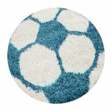 Vaip Ayyildiz Fun Football 1001006001, 100 x 100 cm, valge/türkiis