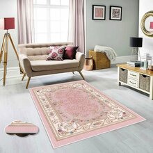 Vaip Conceptum Hypnose EEXFAB624, 140 x 220 cm, pruun/roosa/mitmevärviline