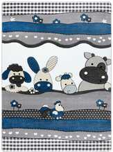 Vaip Hakano Tinies Farm, 170 x 120 cm, valge/sinine/hall
