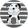 Vaip Hakano Tinies Puppy, 140 x 140 cm, valge/hall