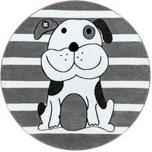 Vaip Hakano Tinies Puppy, 140 x 140 cm, valge/hall