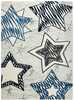 Vaip Hakano Tinies Stars, 170 x 120 cm, must/sinine/hall