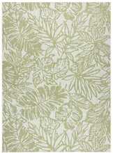 Vaip Hakano Vinea Leaves, 190 x 140 cm, kreem/roheline