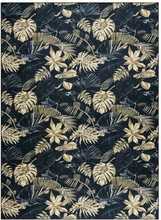Vaip Hakano Arlen Leaves4, must/kuld, 120x170 cm