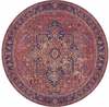 Vaip Conceptum Hypnose Blues Chenille AL 162, 150 x 150 cm, claret red