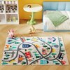 Vaip Homcom kiirteemustriga, 160 x 120 cm, valge taust