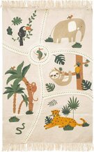 Laste vaip Atmosphera Jungle, 150 x 100 cm, puuvill, mitmevärviline