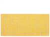 Vaip sise Domoletti NARCISO, kollane, 50 x 145 cm