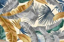 Vaip Contrast Jungle 10, 170 x 120 cm, kreem/oranž/hall