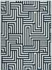Vaip HACANO Wink Maze, 230 x 160 cm, kreemjas/tumesinine