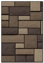 Vaip Conceptum Hypnose ASR 102 288NGR2178, 80 x 140 cm, helepruun/tumepruun