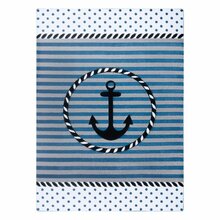 Vaip Hakano Tinies Marine, 220 x 160 cm, valge/sinine