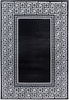 Vaip Ayyildiz Parma Black 9340, 160 x 230 cm, valge/must