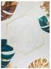 Vaip Hakano Arlen Leaves, 170 x 120 cm, kuldne/valge/roheline