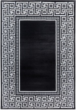 Vaip Ayyildiz Parma Black 9340, 160 x 230 cm, valge/must