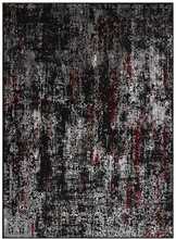Vaip Hakano Lean Ornament, 190 x 140 cm, antratsiit/punane
