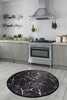Vaip Conceptum Hypnose Marble 882CHL1092, 140 x 140 cm, valge/must