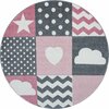 Ümmargune laste vaip Ayyildiz Kids Pink 0620, 120 x 120 cm