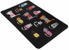 Vaip Conceptum Hypnose Black Cats DJT, 60 x 90 cm, must/mitmevärviline